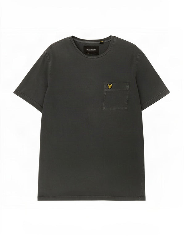 T-shirt da uomo Lyle & Scott Top piccola in cotone grigio