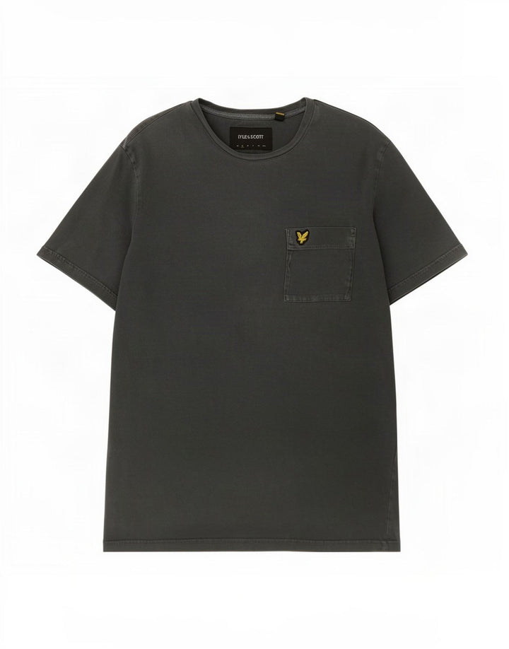 T-shirt da uomo Lyle & Scott Top piccola in cotone grigio