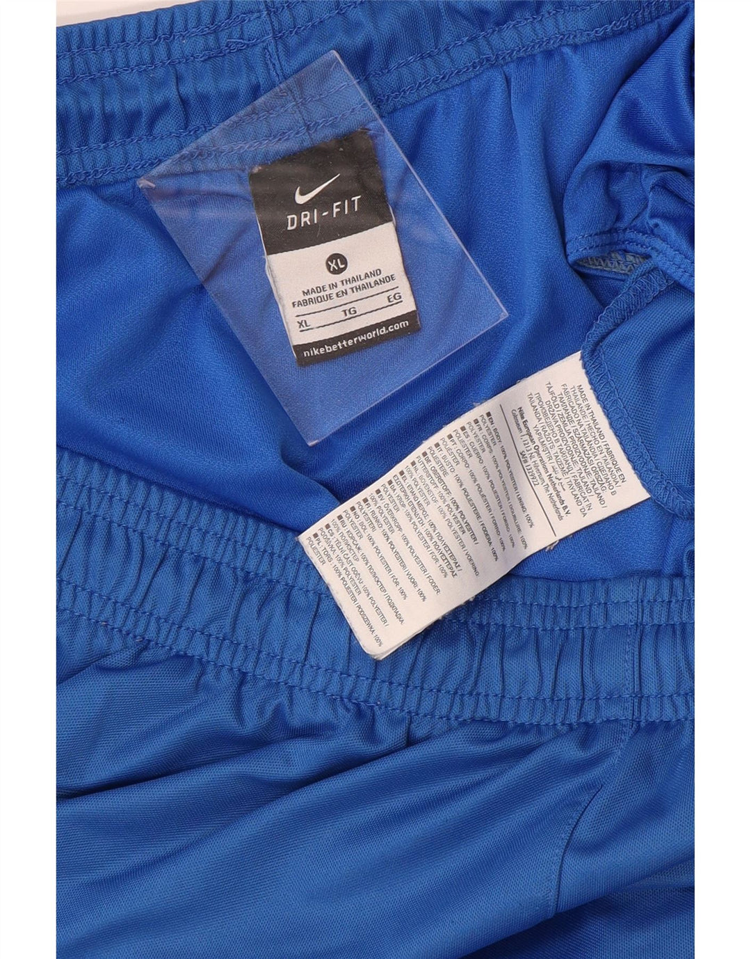 Pantaloncini sportivi NIKE Dri Fit da uomo XL blu poliestere