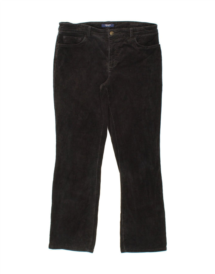 CHAPS Womens Bootcut Casual Trousers US 10 Large W32 L29 Black Cotton Vintage Chaps and Second-Hand Chaps from Messina Hembry 