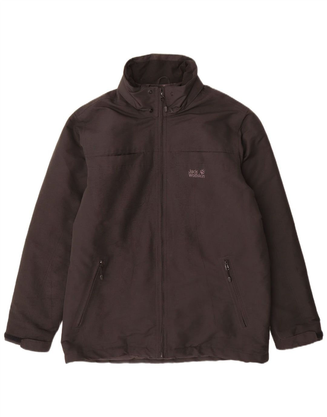 Giacca imbottita da uomo Jack Wolfskin UK 40/42 grande poliestere nero