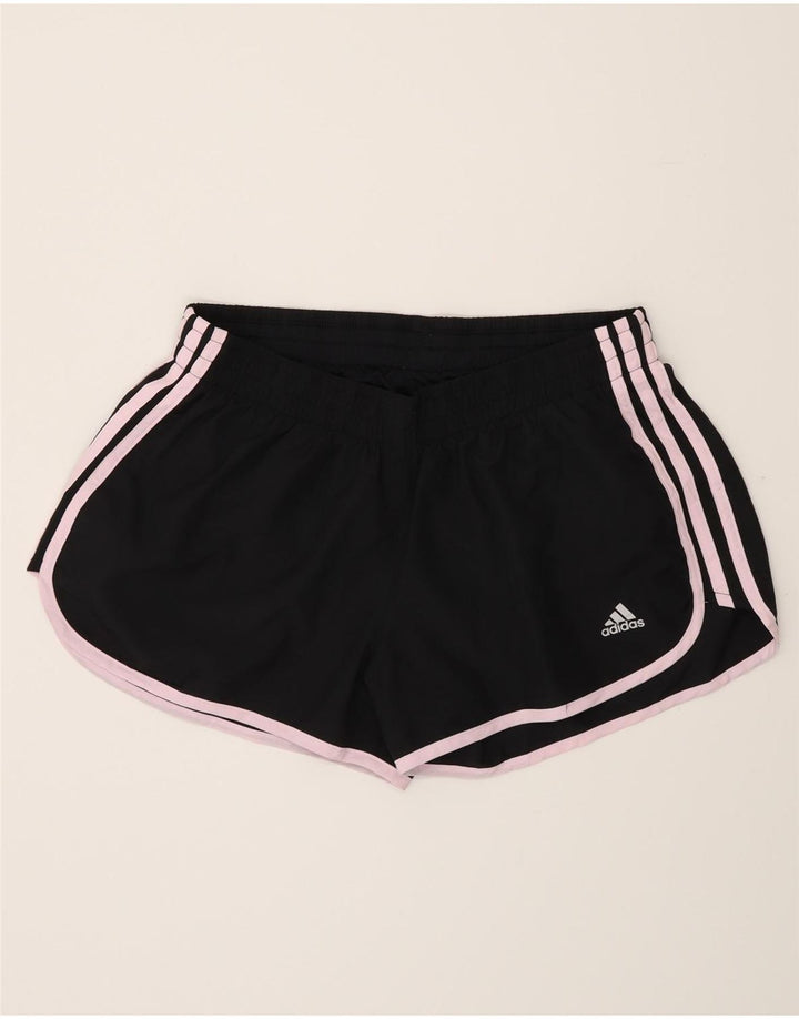 Pantaloncini sportivi Adidas da donna grandi W32 L3 poliestere nero