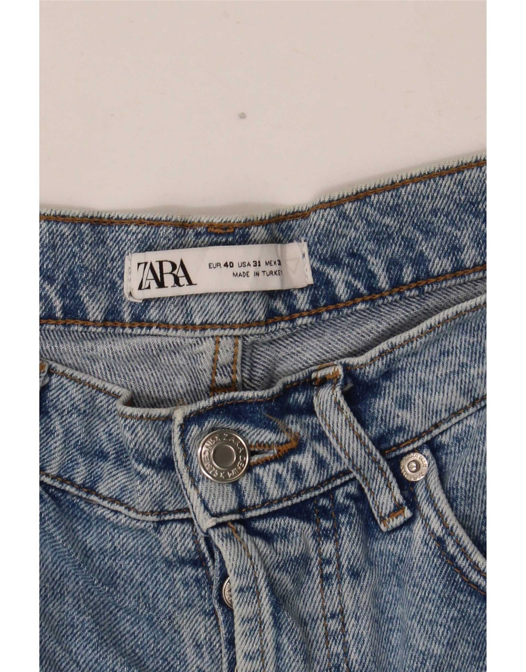 Jeans affusolati da uomo Zara EU 40 medio W31 L30 blu
