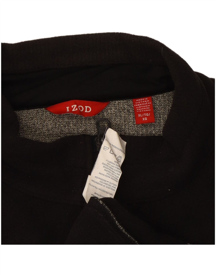 Giacca da tuta da uomo IZOD XL in poliestere color block grigio