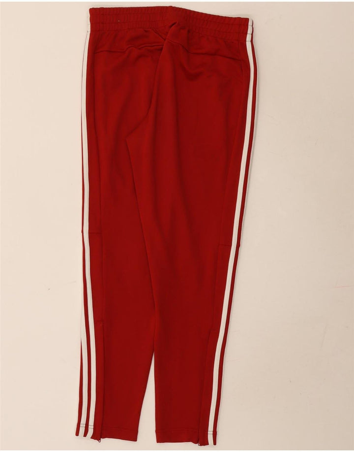 Pantaloni da tuta da donna Adidas UK 12/14 Poliestere rosso medio