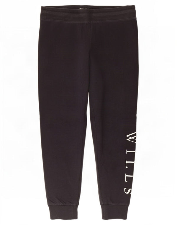 Pantaloni da tuta con grafica da donna Jack Wills Joggers UK 14 Large Nero
