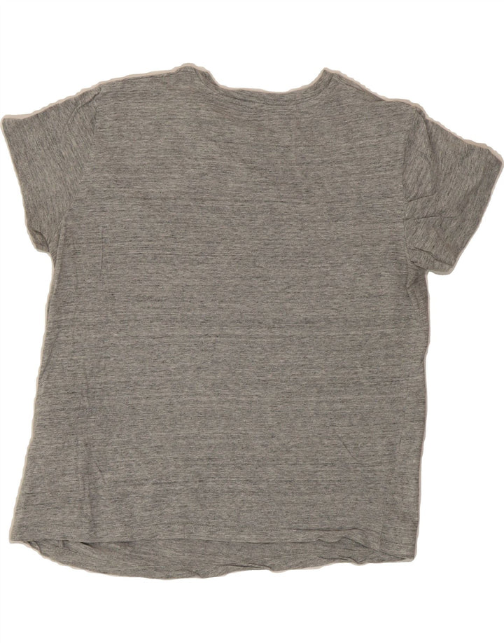 LEVI'S Womens Graphic T-Shirt Top UK 12 Medium Grey Flecked Cotton Vintage Levi's and Second-Hand Levi's from Messina Hembry 