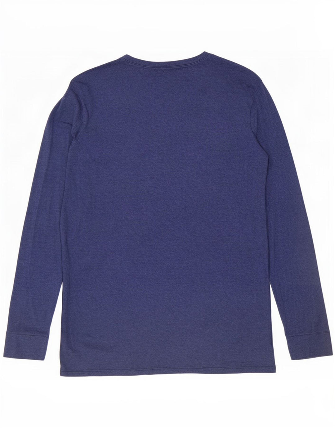 Marks & Spencer Top da uomo a maniche lunghe grande in acrilico blu navy