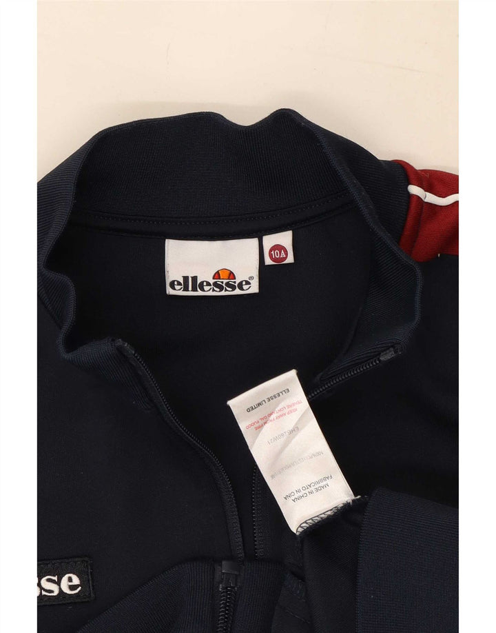 Giacca da tuta da ragazzo Ellesse 9-10 anni Blu Navy Colourblock