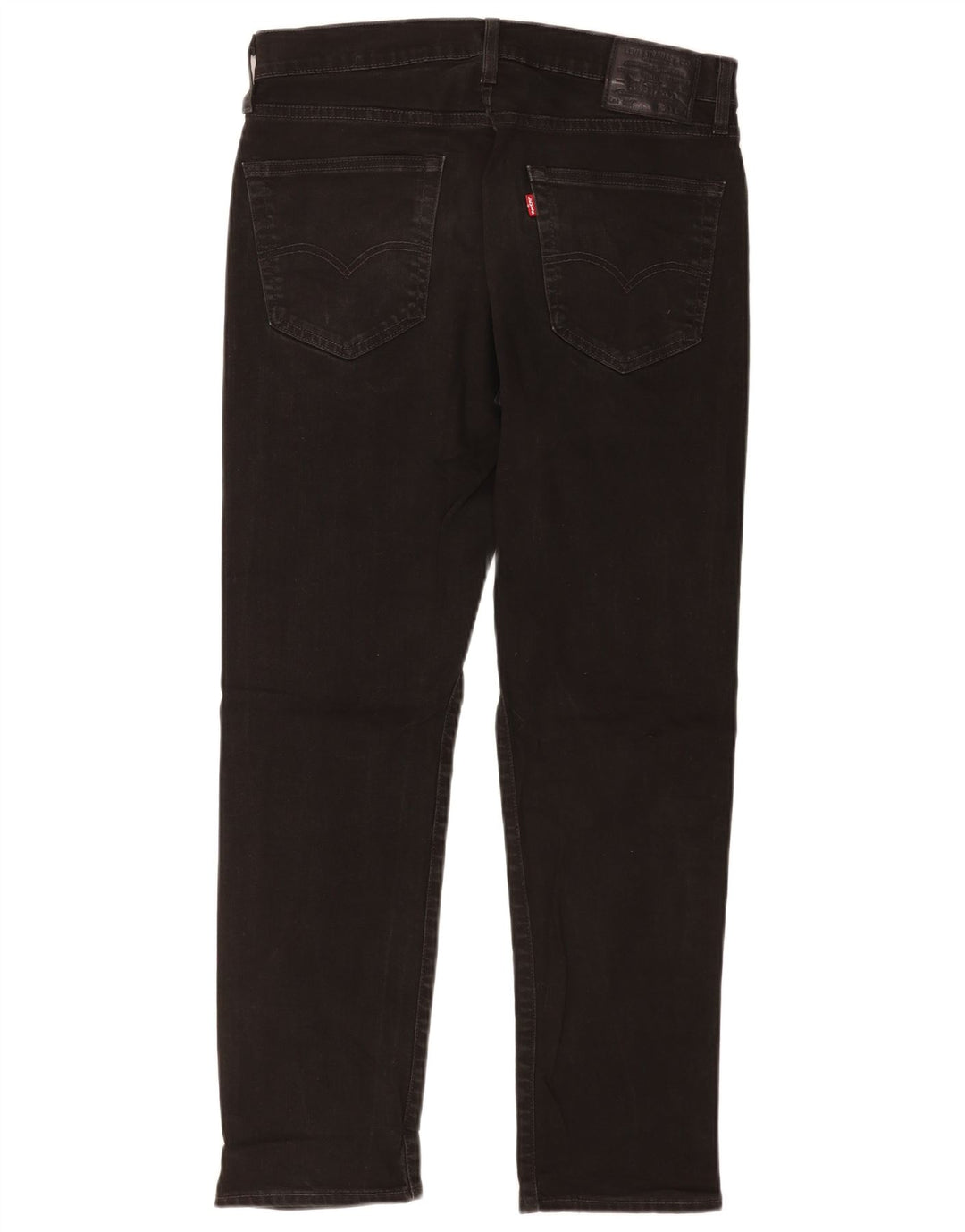 Levi's Uomo 502 Jeans affusolati W33 L30 Cotone Nero