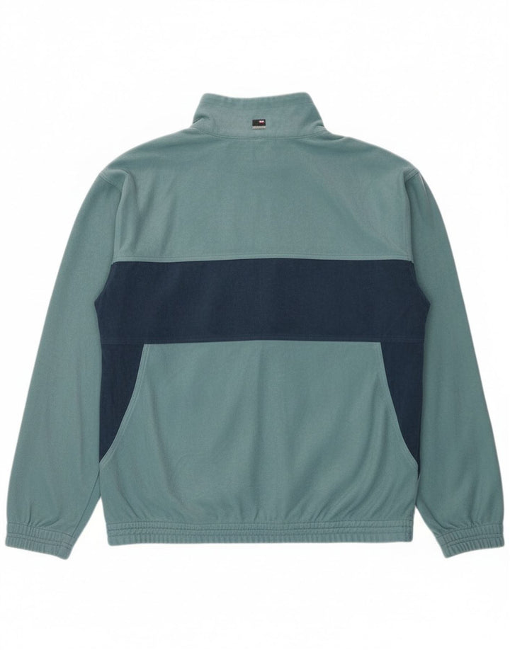 Giacca da tuta da uomo Mc Kees in poliestere color block blu medio