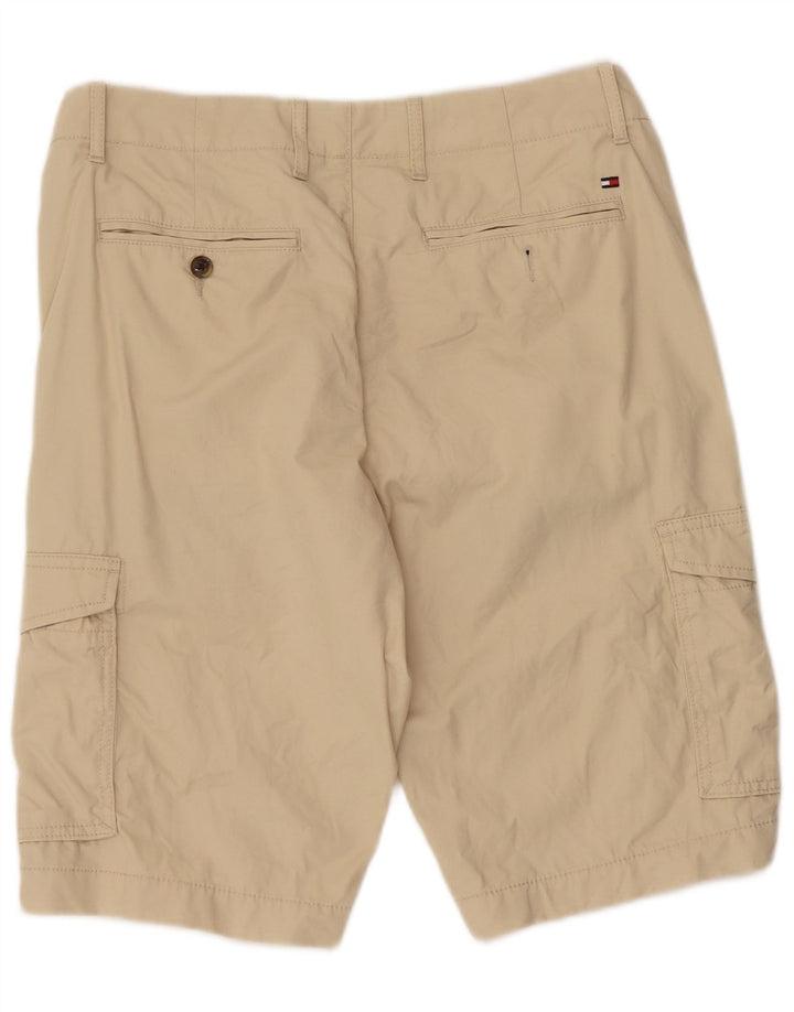 Pantaloncini cargo da uomo Tommy Hilfiger W32 cotone beige medio