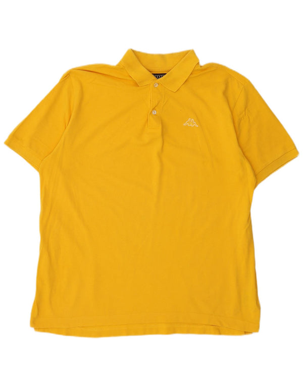 Polo Kappa Uomo XL Cotone Giallo