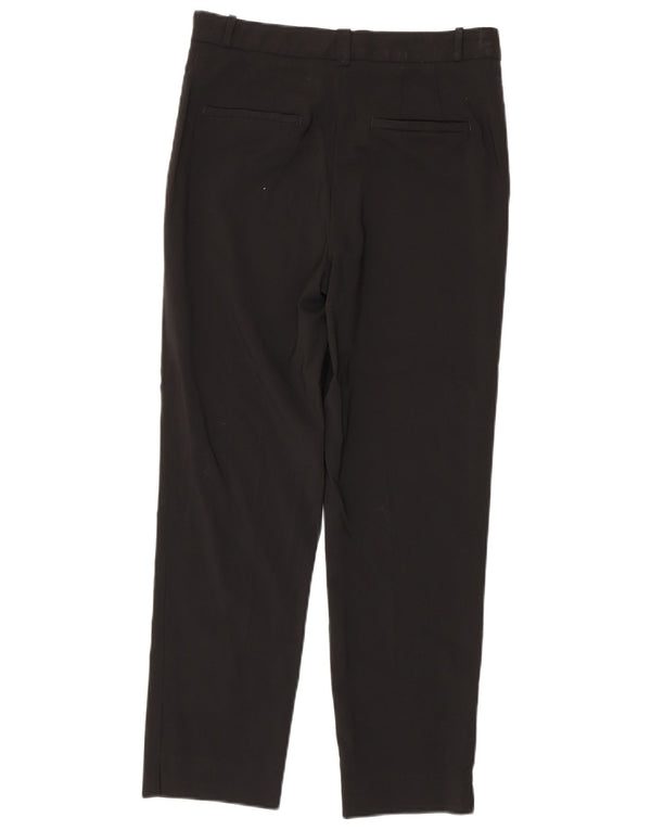 Pantaloni chino dritti da donna Massimo Dutti EU 38 Small W28 L27 Nero