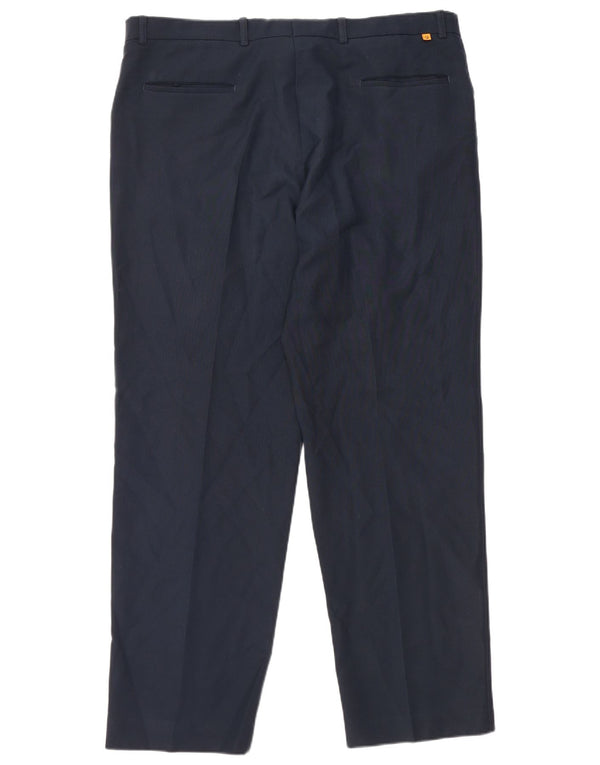 Pantaloni casual dritti da uomo Farah W38 L31 Blu Navy