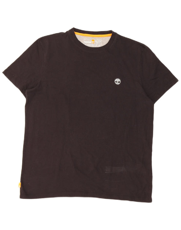 T-shirt da uomo slim fit Timberland Top XL in cotone nero