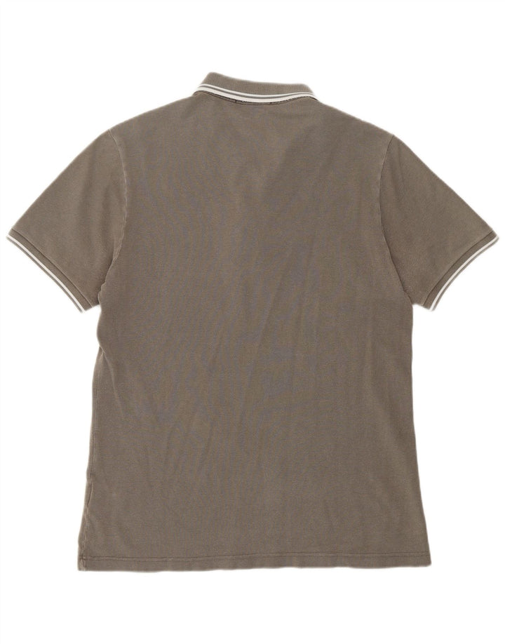 Polo da uomo Fred Perry in cotone grigio medio