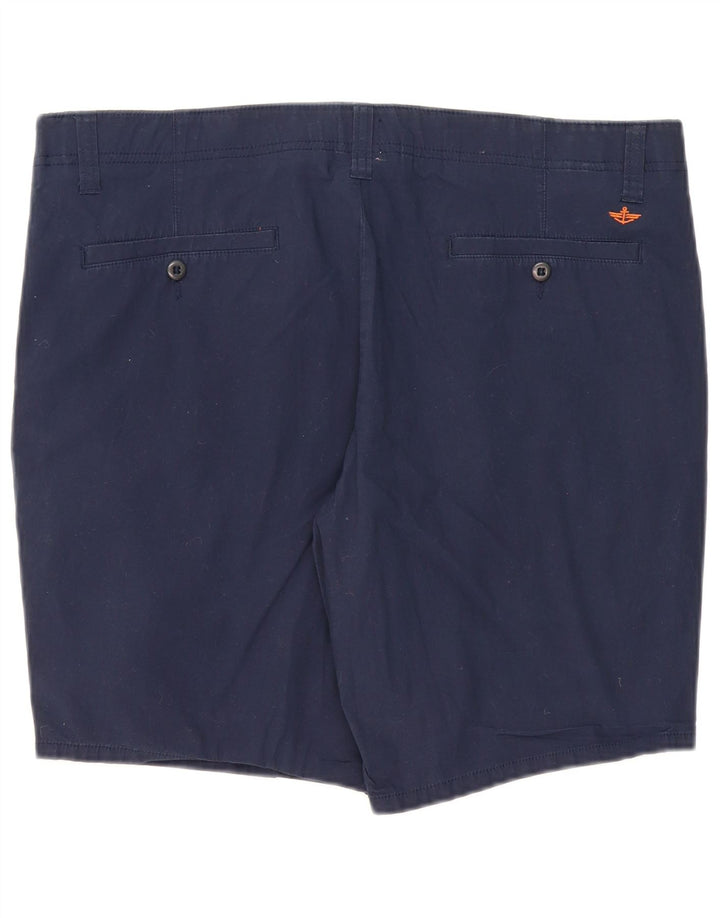 Pantaloncini chino da uomo Dockers W38 XL in cotone blu navy
