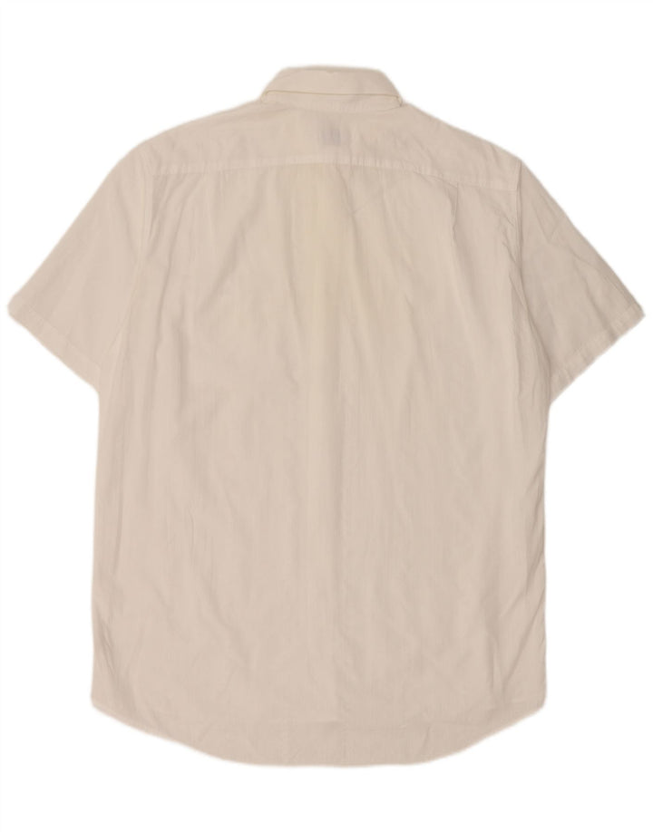 Camicia a maniche corte da uomo Lacoste taglia 41 grande cotone bianco