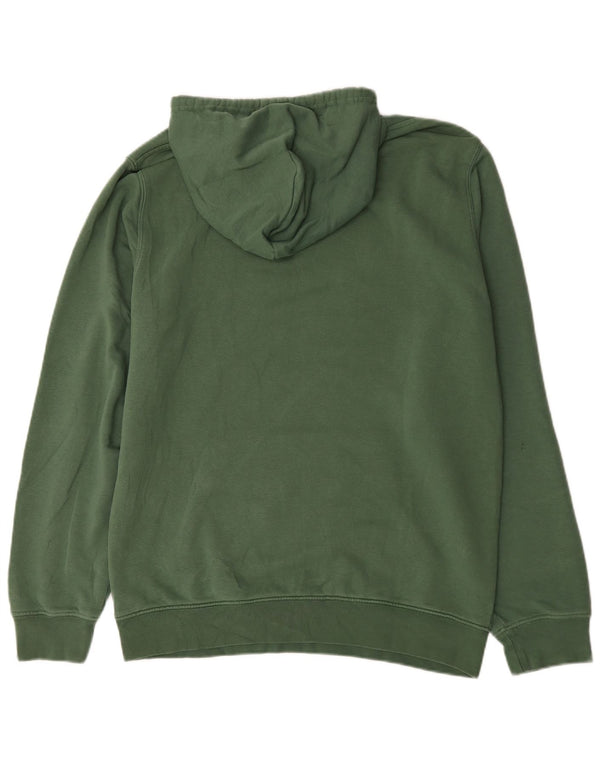 Felpa con cappuccio grafica da uomo Champion XL in cotone verde