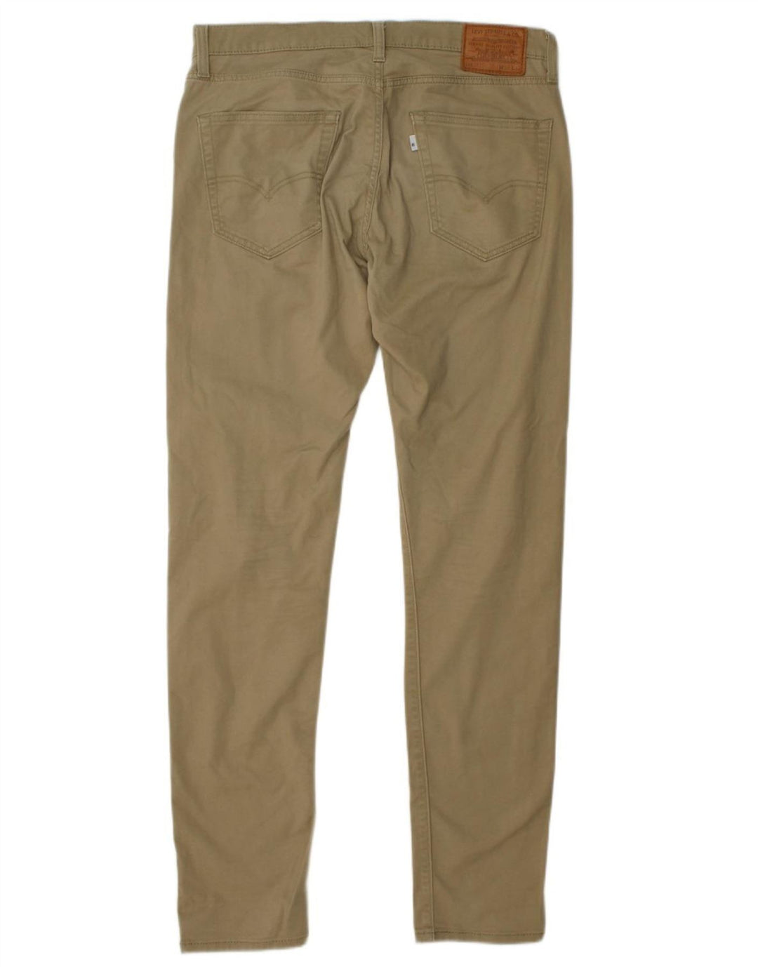 LEVI'S Pantaloni casual affusolati slim 512 da uomo W34 L36 in cotone beige