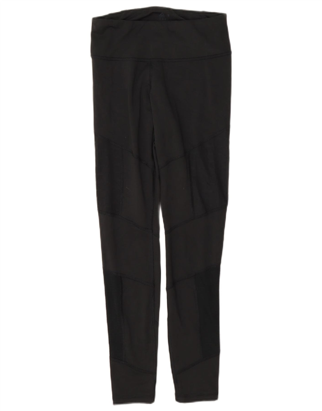 Leggings Reebok Donna UK 8/10 Small Nero Poliestere