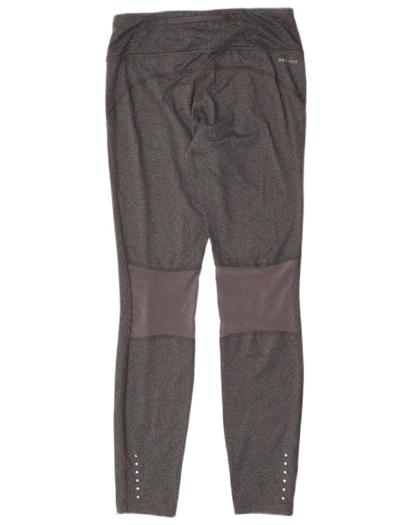 Leggings Nike Dri Fit da donna UK 10 piccolo poliestere grigio
