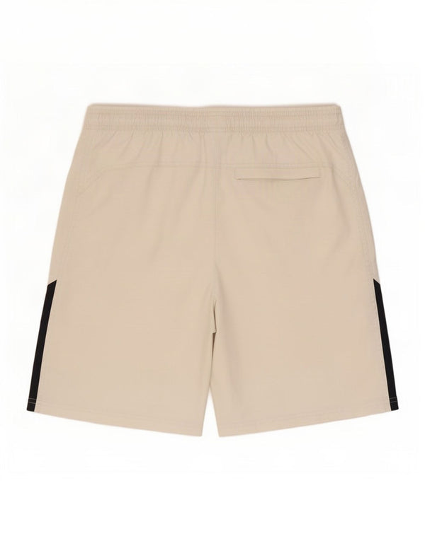 Pantaloncini sportivi Nike da uomo Dri Fit piccoli in poliestere color block bianco