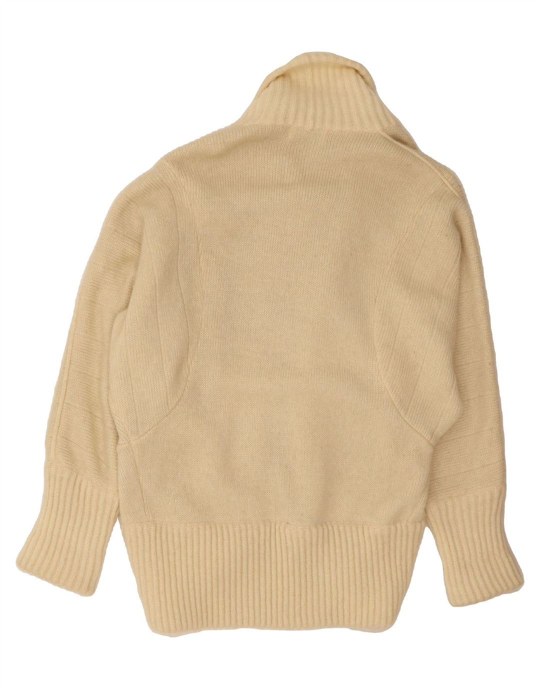 EXCEL Womens Oversized Longline Cardigan Sweater UK 10 Small Off White Vintage Excel and Second-Hand Excel from Messina Hembry 