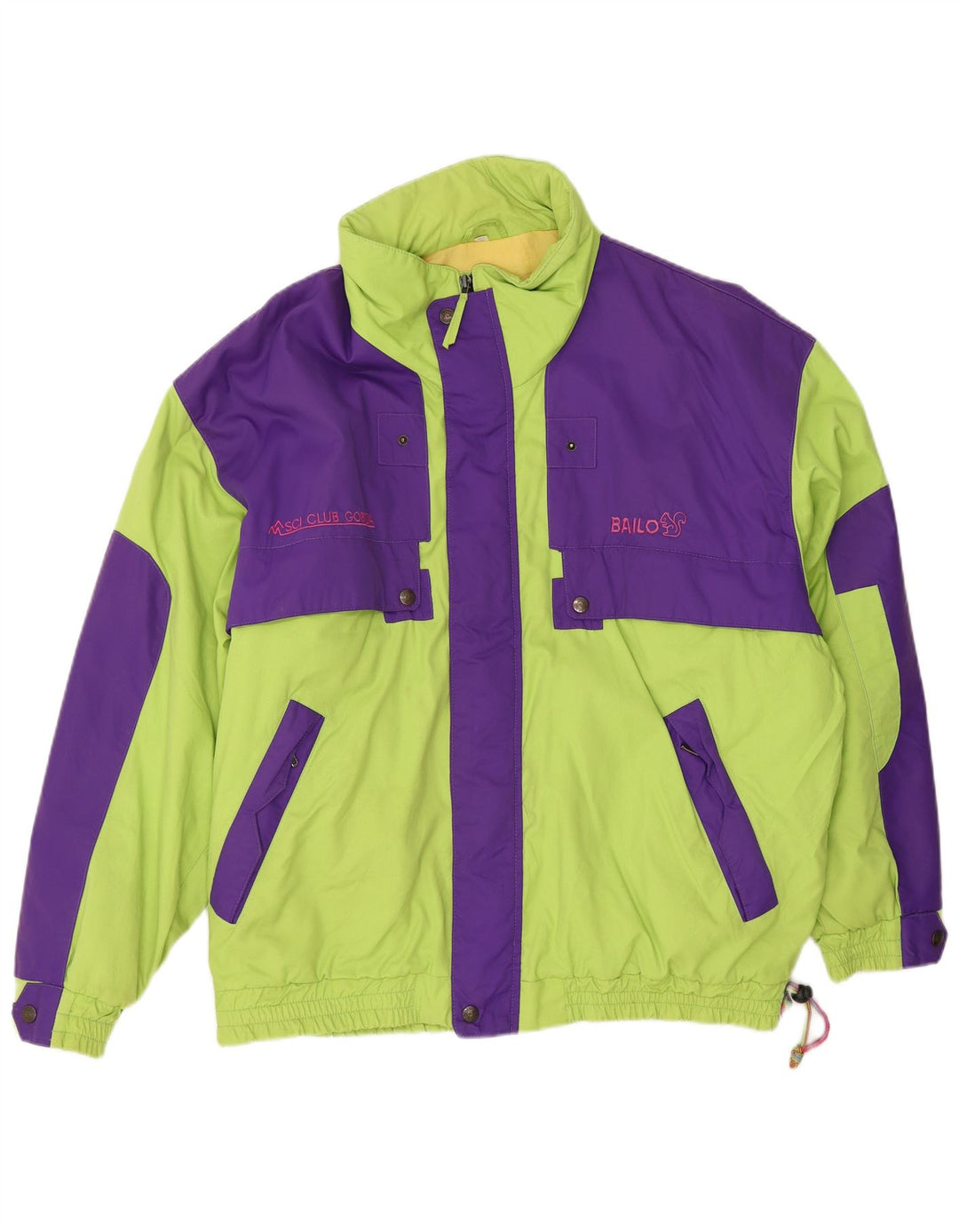 Giacca da sci da uomo Bailo IT 54 2XL Verde Colourblock