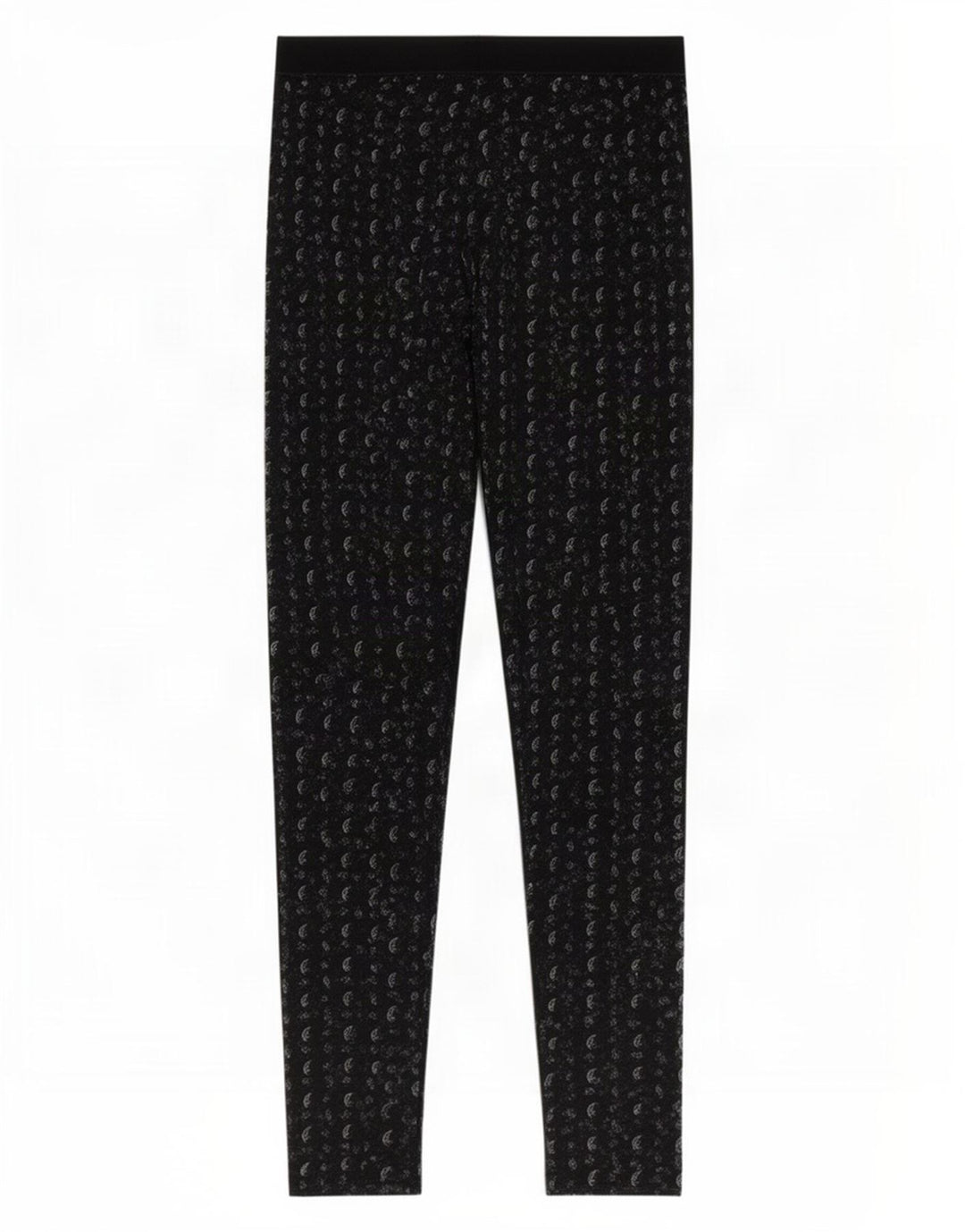 Leggings modello astratto da donna Jack Wills UK 8 piccolo nero