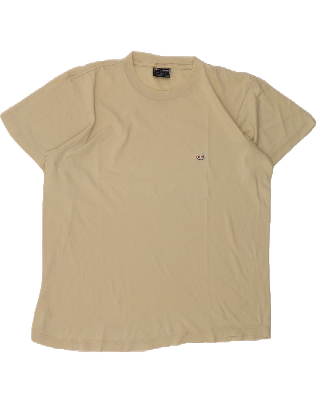 CHAMPION Mens T-Shirt Top Large Beige Vintage Champion and Second-Hand Champion from Messina Hembry 