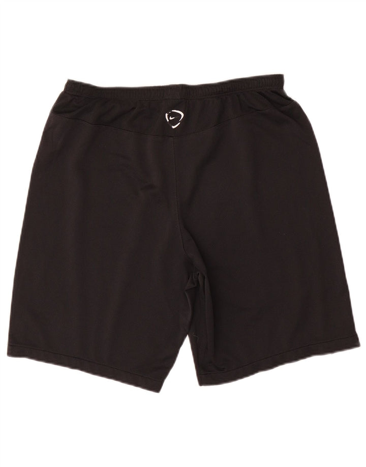 Pantaloncini sportivi Nike Dri Fit da uomo, colore nero medio, in poliestere color block