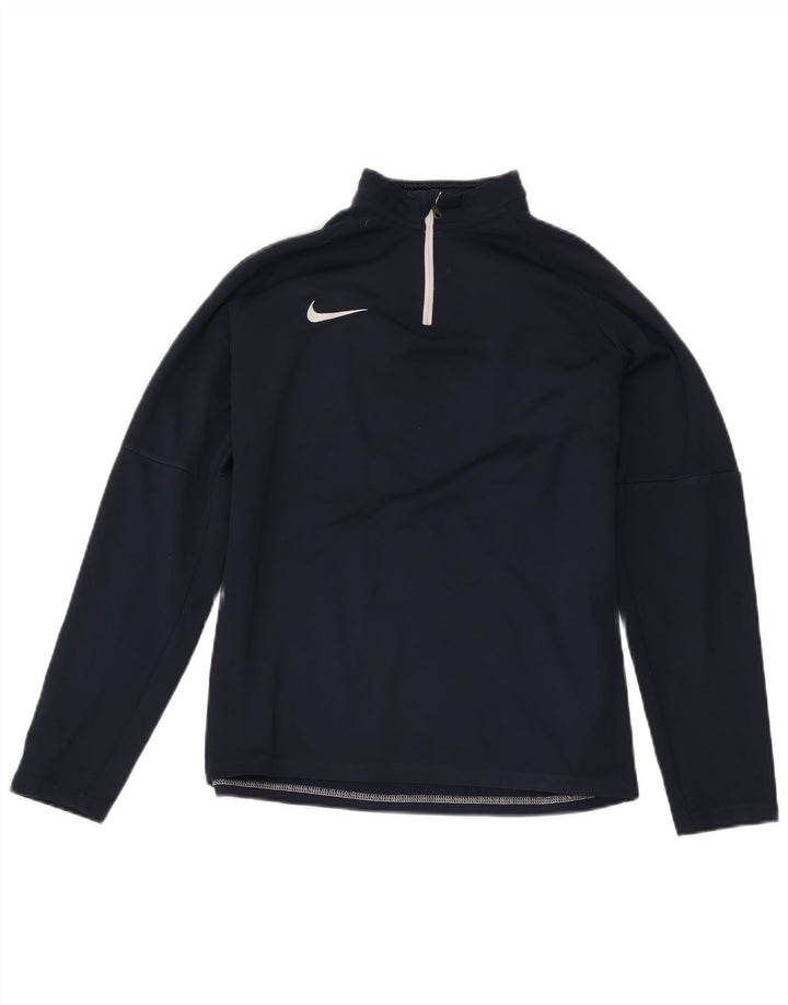 Top della tuta pullover Nike da ragazzo Dri Fit 13-14 anni XL blu navy