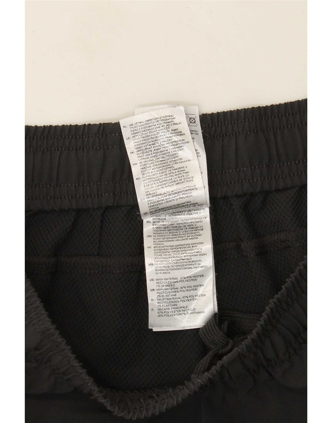 Pantaloncini sportivi Adidas Climalite da uomo in poliestere grigio medio