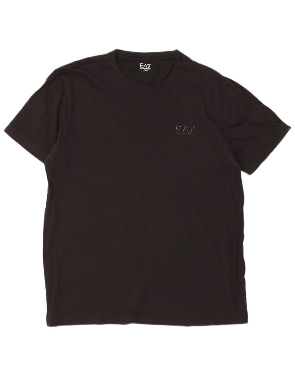 T-shirt da uomo Emporio Armani Top XL in cotone nero