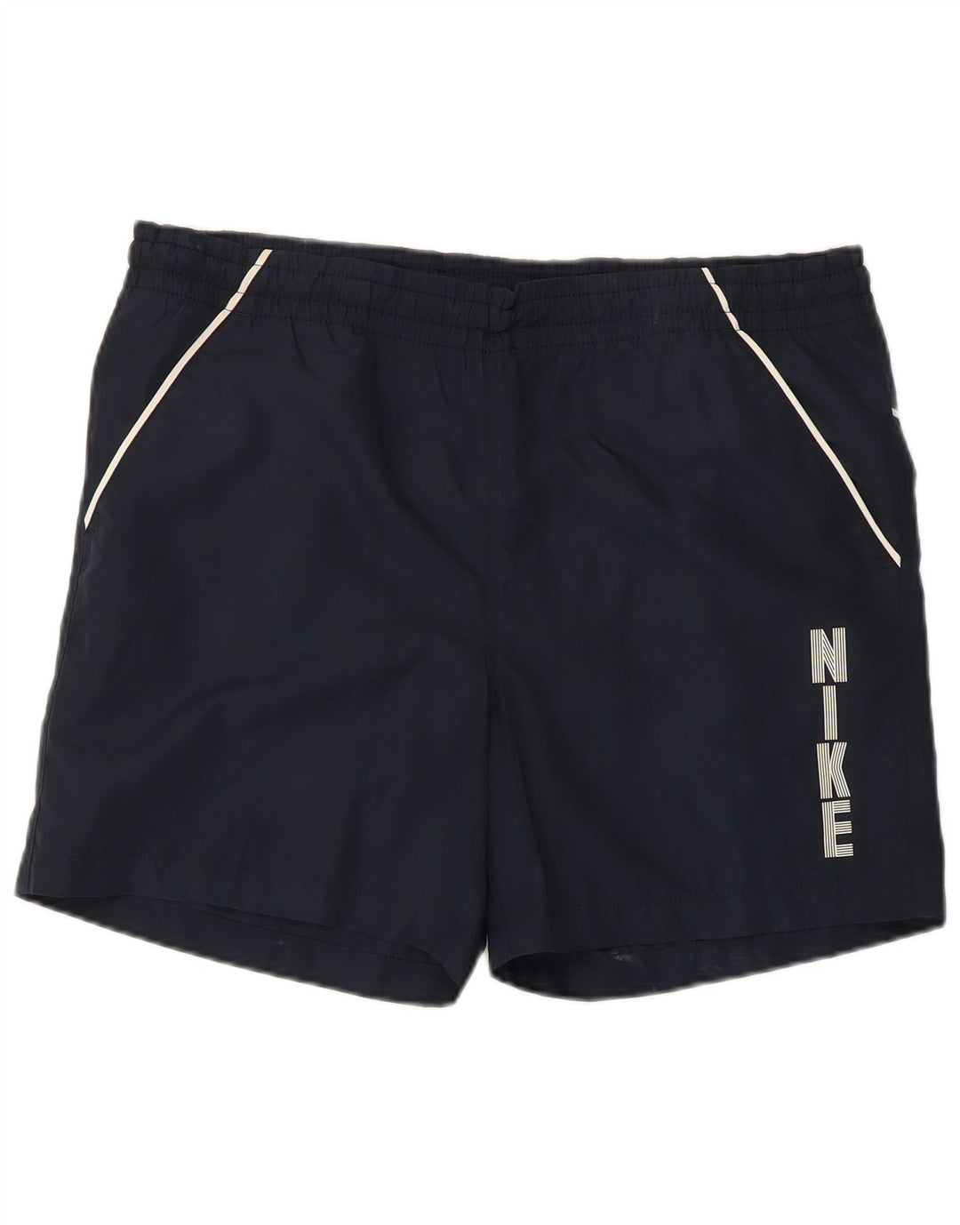 Pantaloncini sportivi Nike da uomo con grafica media in poliestere blu navy