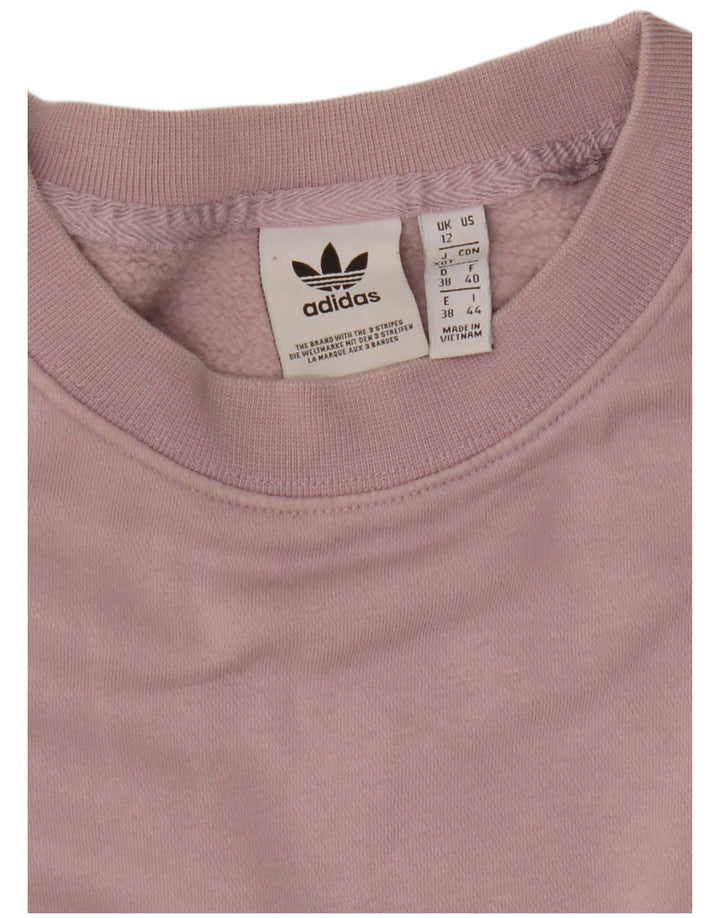 Felpa oversize da donna Adidas UK 12 Medium Black Colourblock