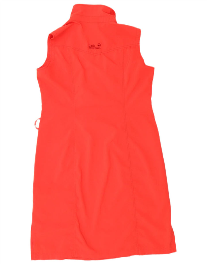 Vestito senza maniche a tubo da donna Jack Wolfskin UK 16 Large Rosso Poliestere