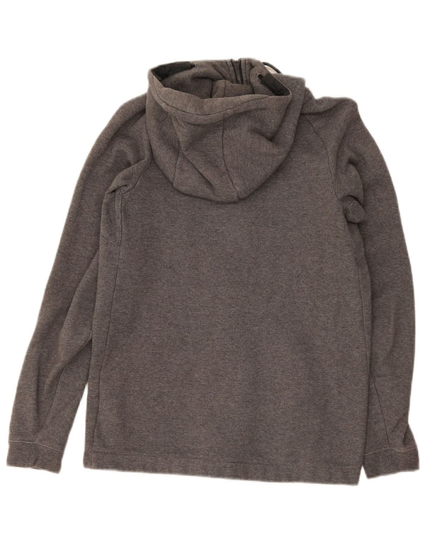 Nike Mens Zip Hoodie Sweater Small Grey Cotton