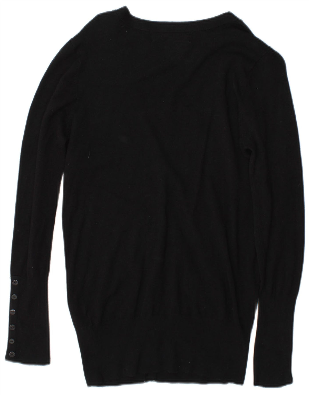 Maglione cardigan da donna Zara UK 14 Rayon nero medio