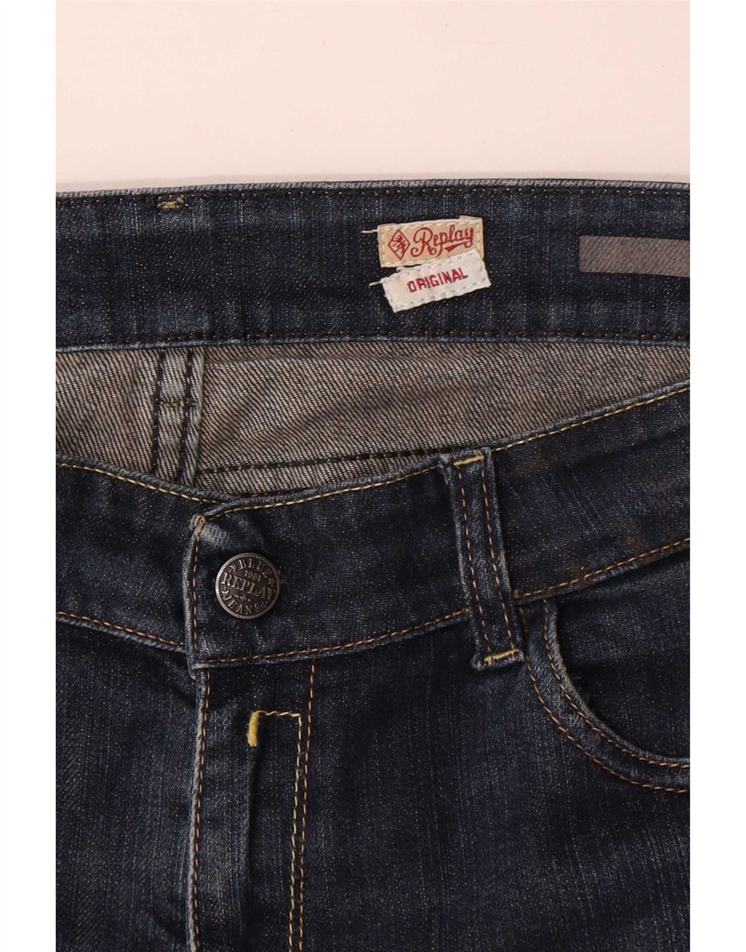 Jeans dritti da donna Replay W35 L30 Blu