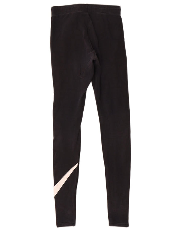 Leggings grafici Nike da donna UK 6 XS neri