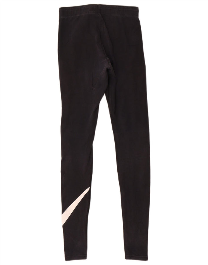 Leggings grafici Nike da donna UK 6 XS neri