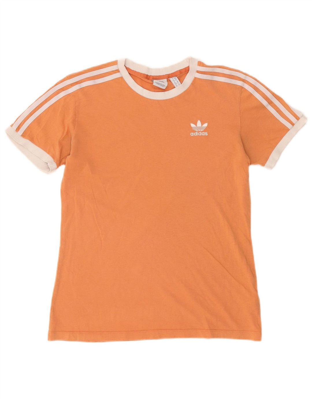 T-shirt da donna Adidas Top UK 10 piccola in cotone arancione