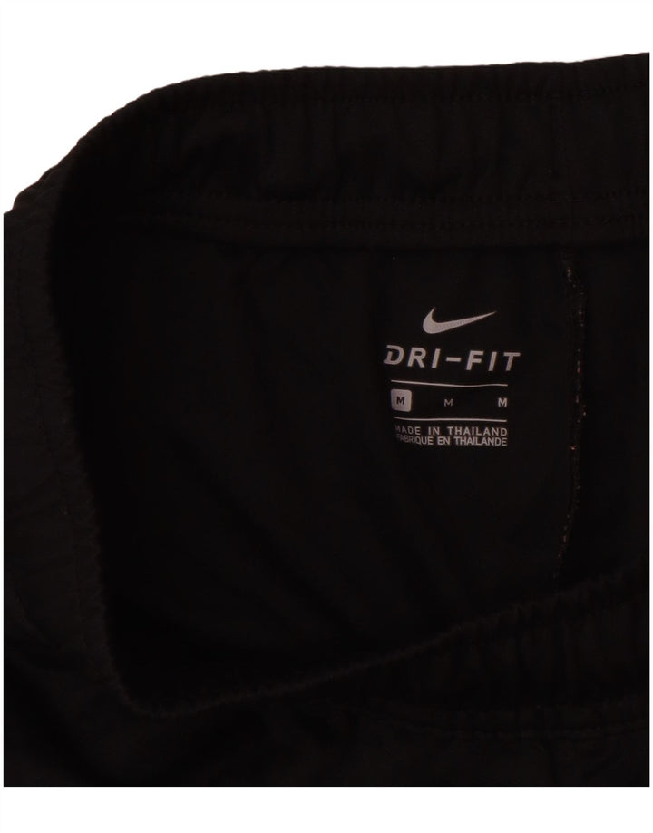 Pantaloni da tuta grafica Nike Dri Fit da donna UK 14 poliestere nero medio