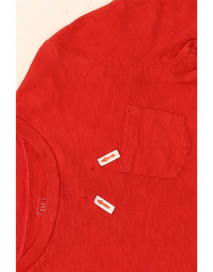 Top grafico da ragazzo Gap a maniche lunghe 9-10 anni piccolo in cotone rosso
