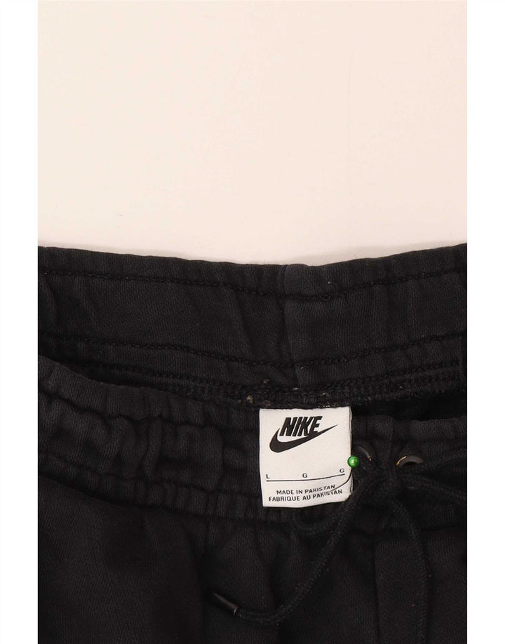 Pantaloni da tuta da uomo Nike Joggers grandi in cotone nero