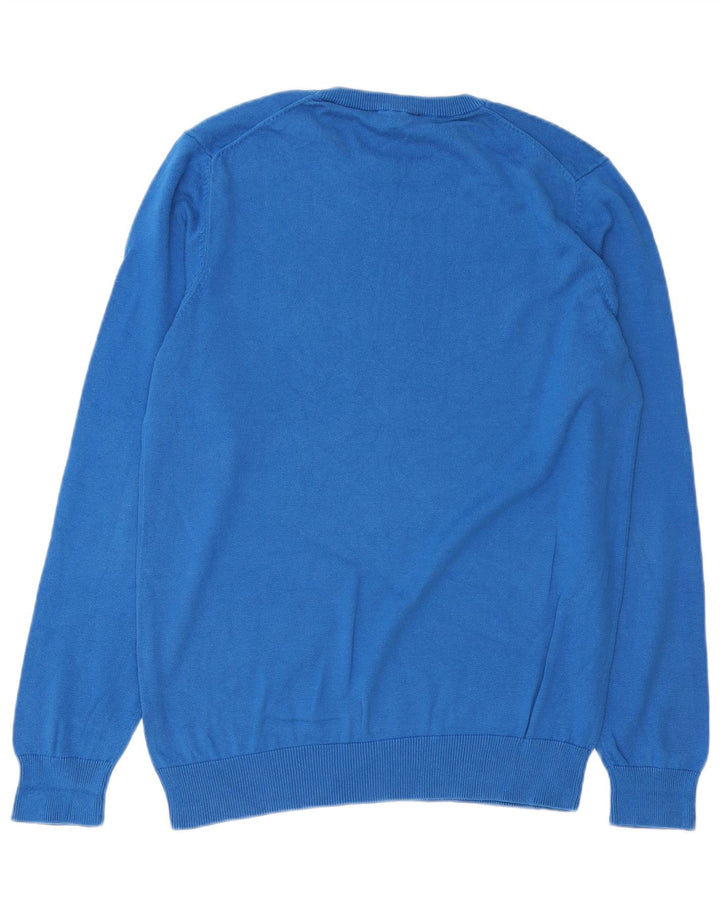 CREW CLOTHING Maglione maglione girocollo da uomo grande blu
