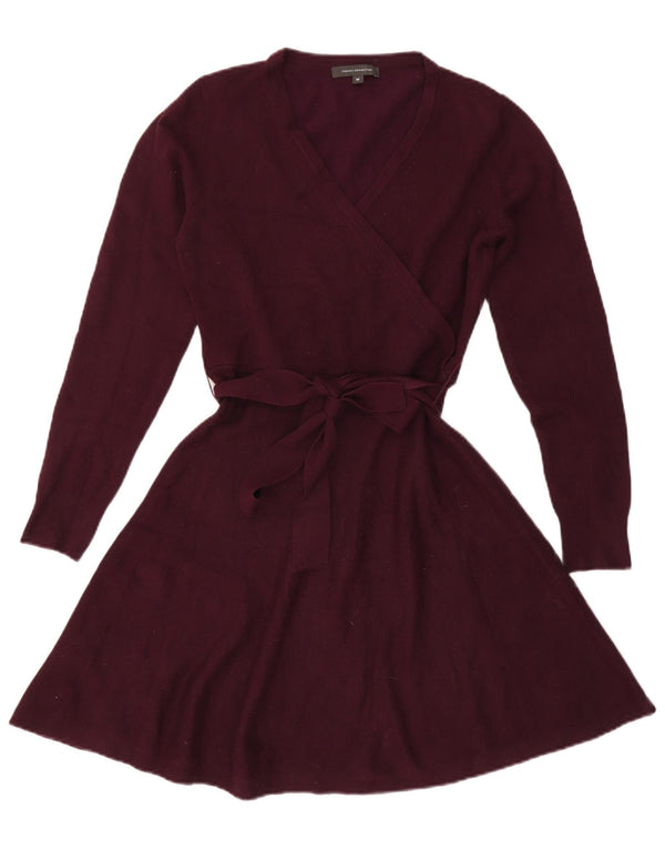 Abito a trapezio a maniche lunghe da donna French Connection UK 12 Viola medio
